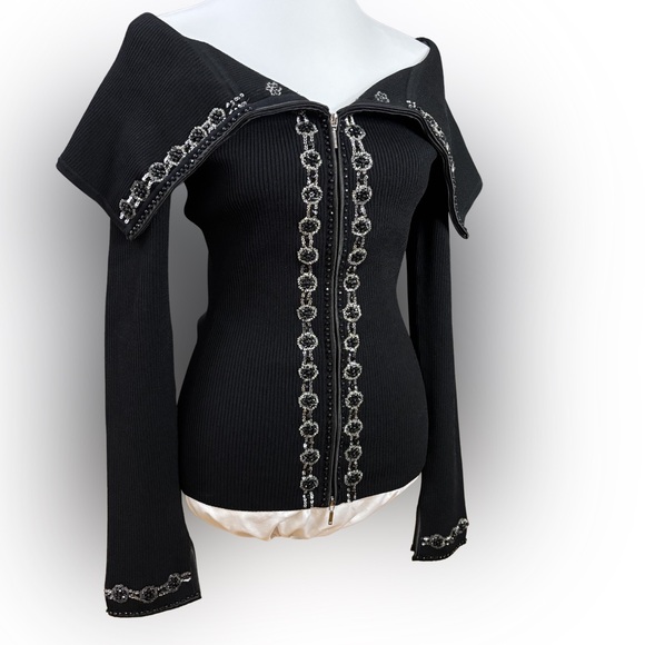 Cache Vintage Y2K Beaded Sweater - Picture 2 of 8